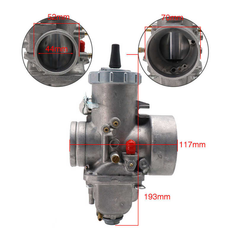 ▲ Motorcycle 44mm Carburetor For Mikuni Round Slide VM32-33 VM34-168 VM38-9 VM44-3 for SUZUKI RM100