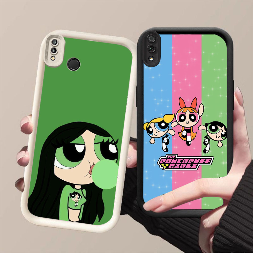 MK-93 Powerpuff Girls Soft Silicone Casing สําหรับ VIVO Y91C Y91i Y81 Y81S Y91 Y93 V9 Y95 Y66