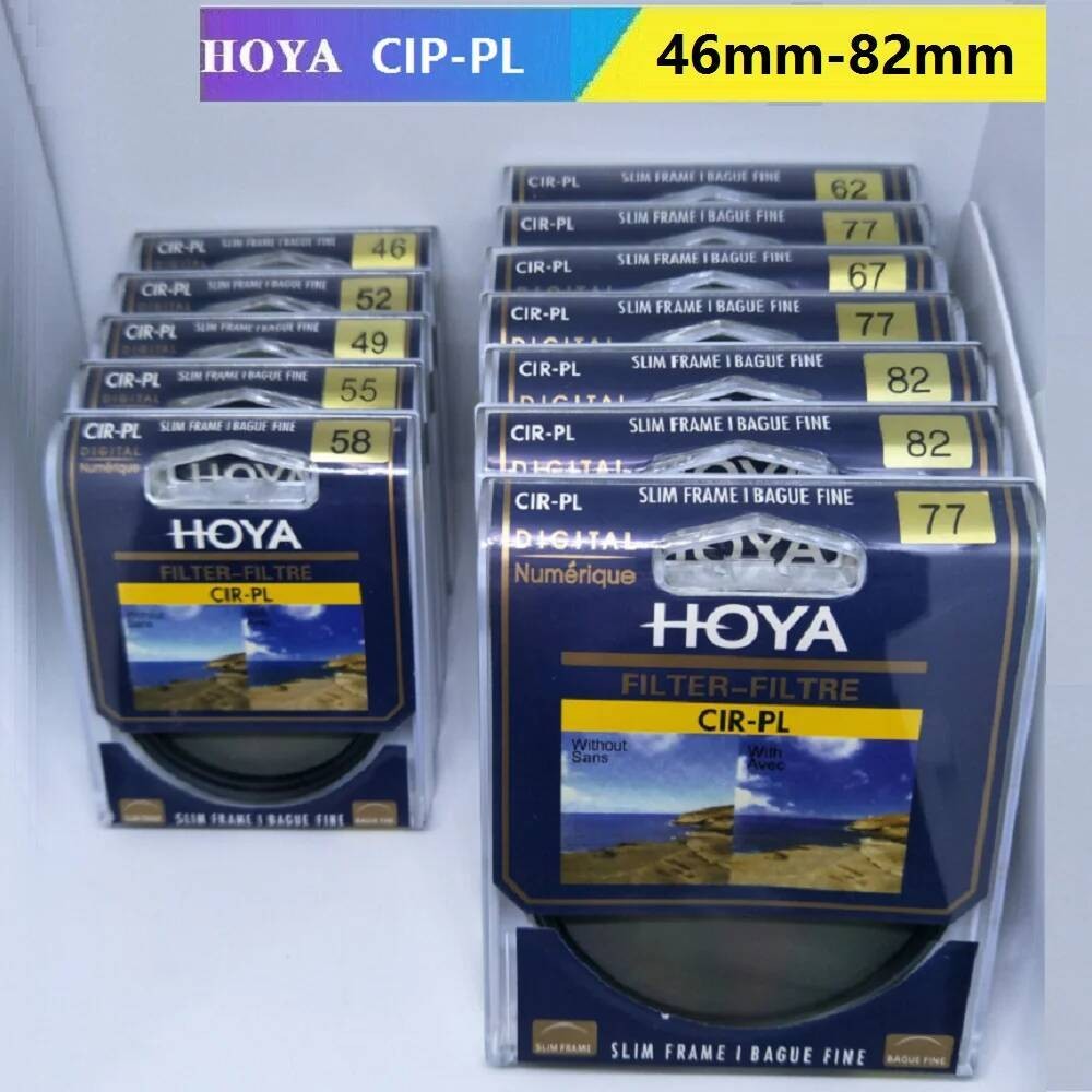 HOYA CIR-PL SLIM CPL Filter 49_52_55_58_62_67_72_77_82 มม.Slim Polarizer เลนส์ป้องกันสําหรับ Nikon C