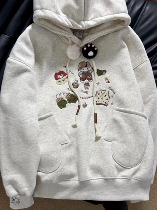 Solovely M-2XL ผู้หญิง สไตล์เกาหลี เสื้อฮู้ด เสื้อสเวตเตอร์ …