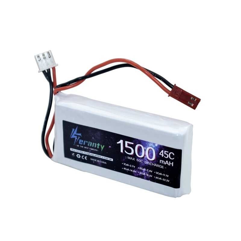 7.4V 1D4 LIPO แบตเตอรี่ 2S 1500Mah 1800Mah 45C แบตเตอรี่สำหรับ RC Dron