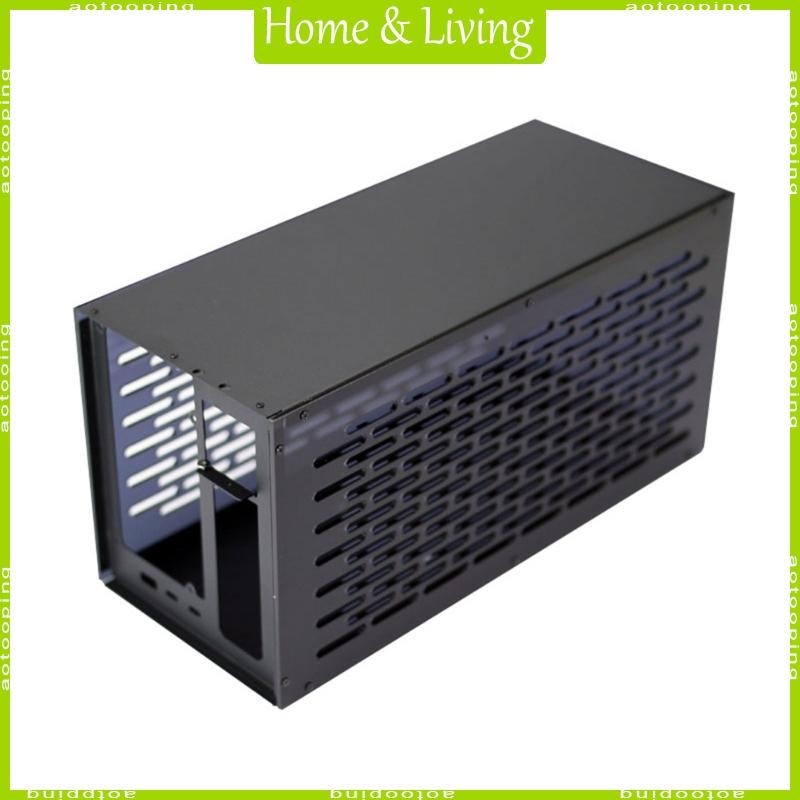 Aotoo GPU Case- กรอบโลหะ TH3P4G3 จอแสดงผล OLED + พัดลมระบายความร้อนรองรับ ATX 1U