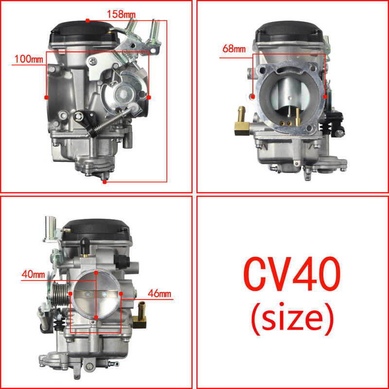 คาร์บูเรเตอร์ Cv40 รถจักรยานยนต์ คาร์โบไฮเดรต40 มม. สำห