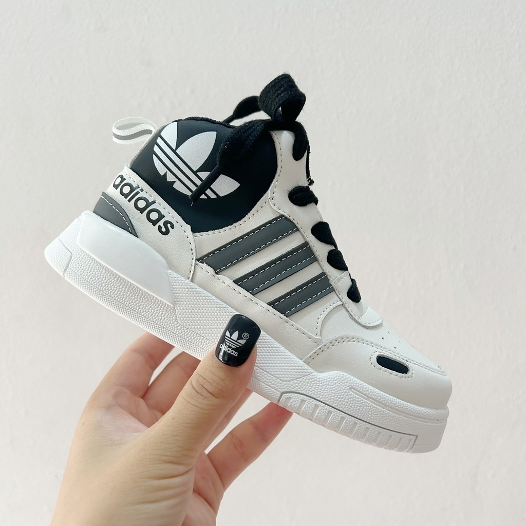 Size: 26-37 รองเท้าบอร์ดเด็กทรงสูงนุ่มพิเศษสีดํา CVJ0