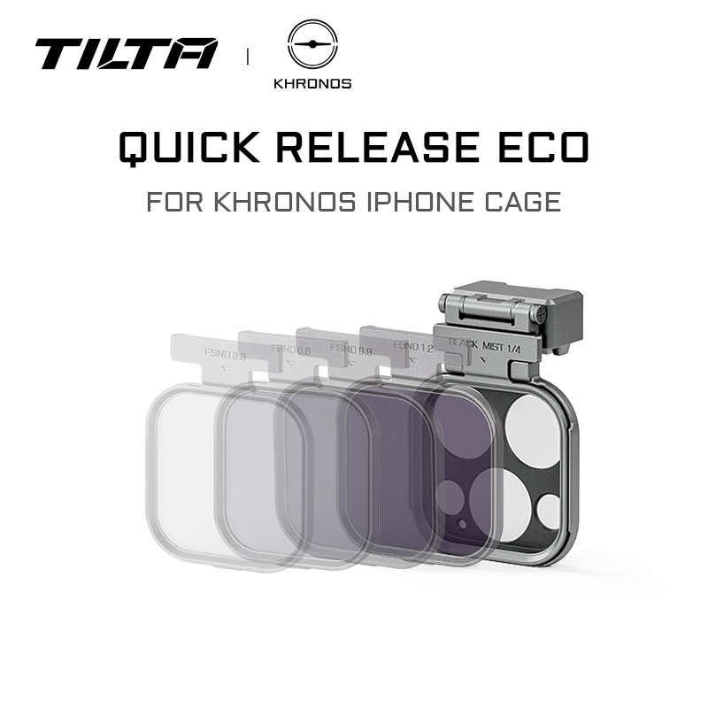 TILTA Khronos สําหรับ iPhone Cage 15 Pro/15 Pro Max Cage ระบบนิเวศเครื่องประดับโทรศัพท์มือถือกรอง Vi