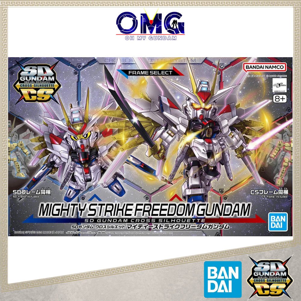 Bandai SDCS SD Cross Silhouette Mighty Strike Freedom Gundam 67173 SD Strike Freedom SDCS Mighty Str