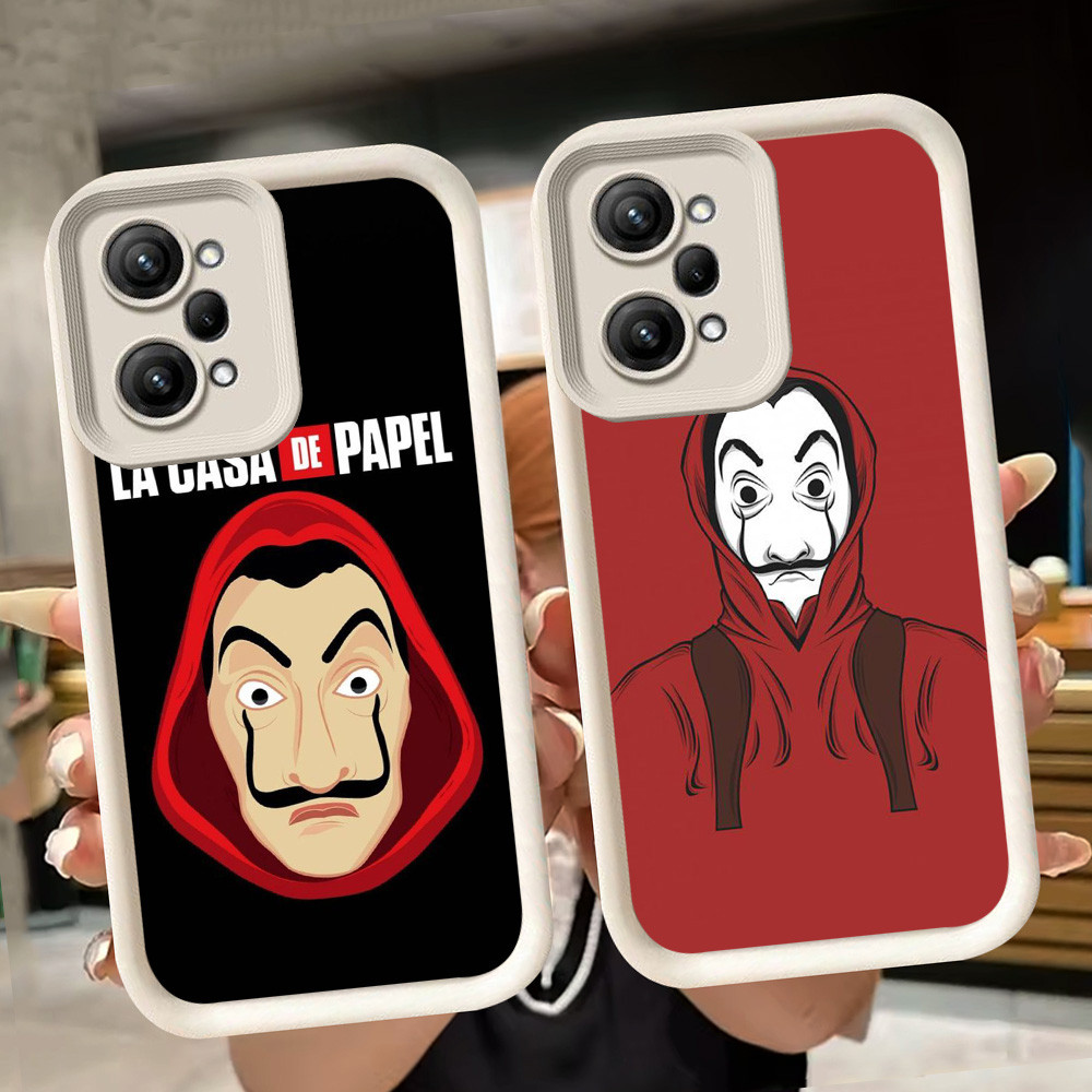 ปลอกอ่อนสําหรับ Xiaomi POCO X5 F6 Redmi หมายเหตุ 14 F5 14T 12 Pro 5G สีขาว Q27 La Casa De Papel