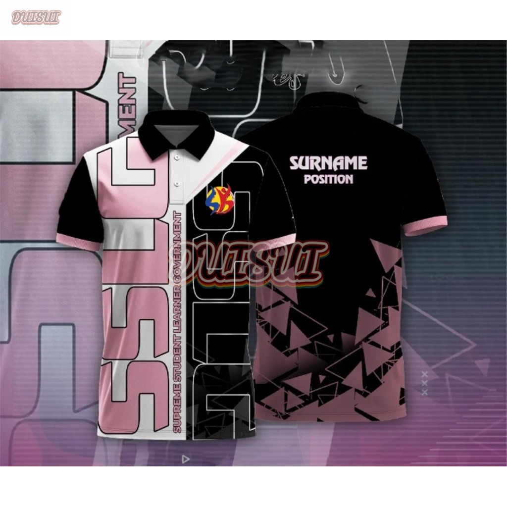 [ฟรี CUSTOME]2025 SSLG SUBLIMATION UNIFORM POLOshirt สําหรับผู้ชายผู้หญิงสวมเสื้อโปโลชายโลโก้ SUBLIM