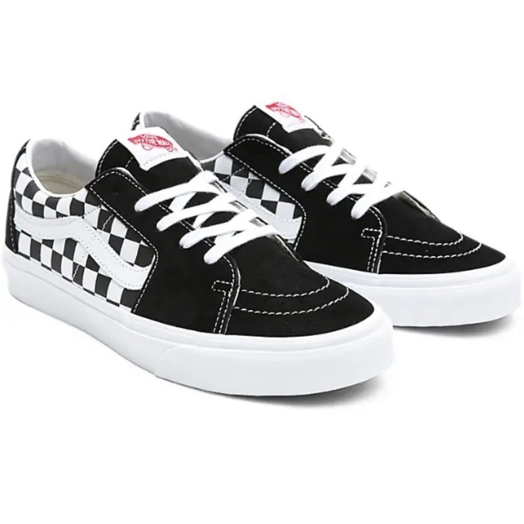 ♞,♘Vans SK8 LOW Mens Womens Black Checkerboard VN0A4UUK4W7 รองเท้าสเก็ตบอร์ด Low Top 2025