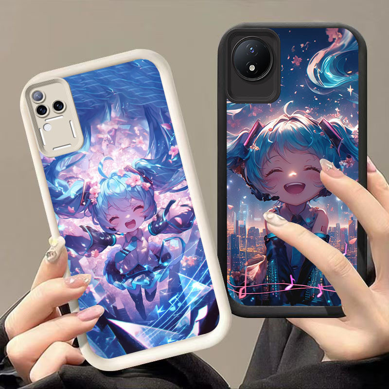 YZ-101 รุ่น Q ของ Hatsune Miku สวยมากสําหรับ VIVO T4 V30 V30E Y02a Y02t Y29 V50 Y02 Pro 5G