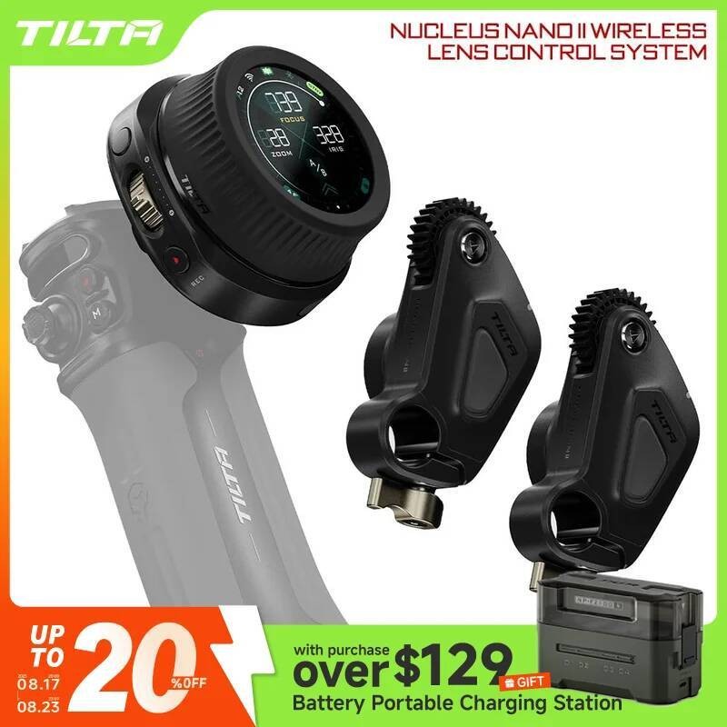 INSTOCK TILTA Nucleus N 2.0 2 PCS มอเตอร์ชุด WLC-T05 ระบบควบคุมเลนส์ไร้สายตามโฟกัส Nucleus Nano สําห