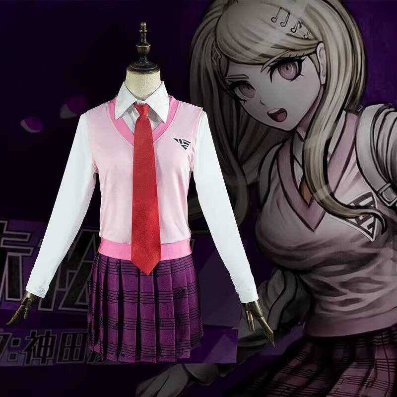 ชุดคอสเพลย์Projectile COSของAkamatsu KaedeจากBreaking V3 พร้อมเสื้อและกระโปรงJKครบเซต