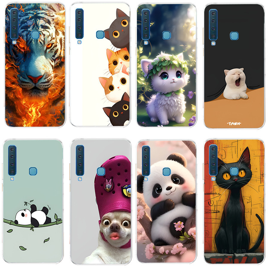 เคสสําหรับ Samsung galaxy A9 2018/A9S/A9 STAR PRO/A920F ซิลิโคนนุ่ม TPU พิมพ์ฝาครอบโทรศัพท์