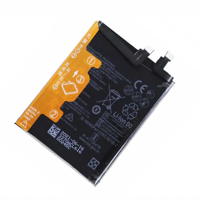 1x 5 4360mAh HB536479FW เปลี่ยนแบตเตอรี่สำหรับ Huawei P50 Pro JAD-AL00 JAD-