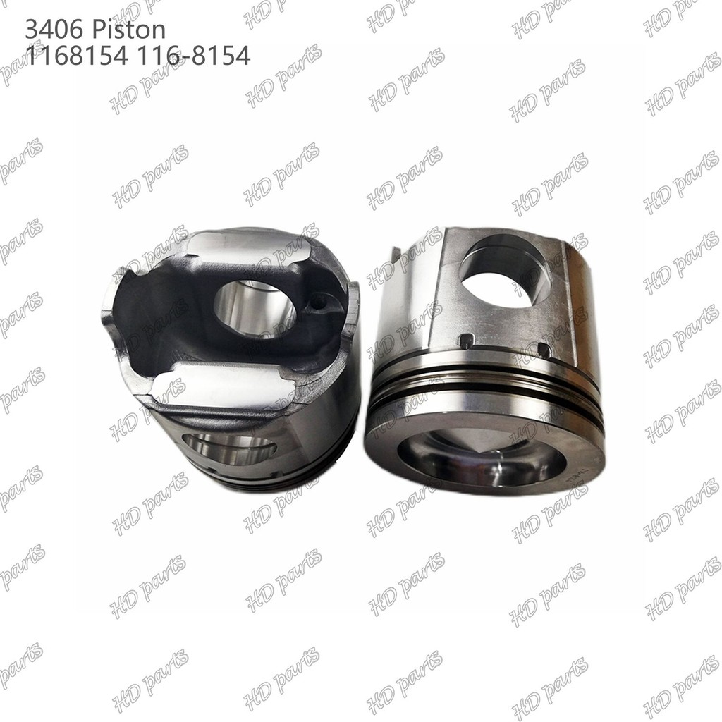 ลูกสูบ 3406 3406C หนึ่งสูบ พร้อมพิน 1168154 113-8154 เหมาะสําหรับ Caterpillar