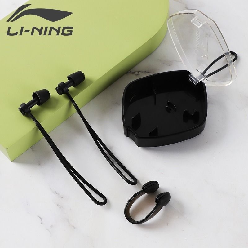 hot🔥การประกันคุณภาพ🔥 Li Ning Swimming Nose Clip Anti-choking Professional Anti-slip Nose Clip Ear