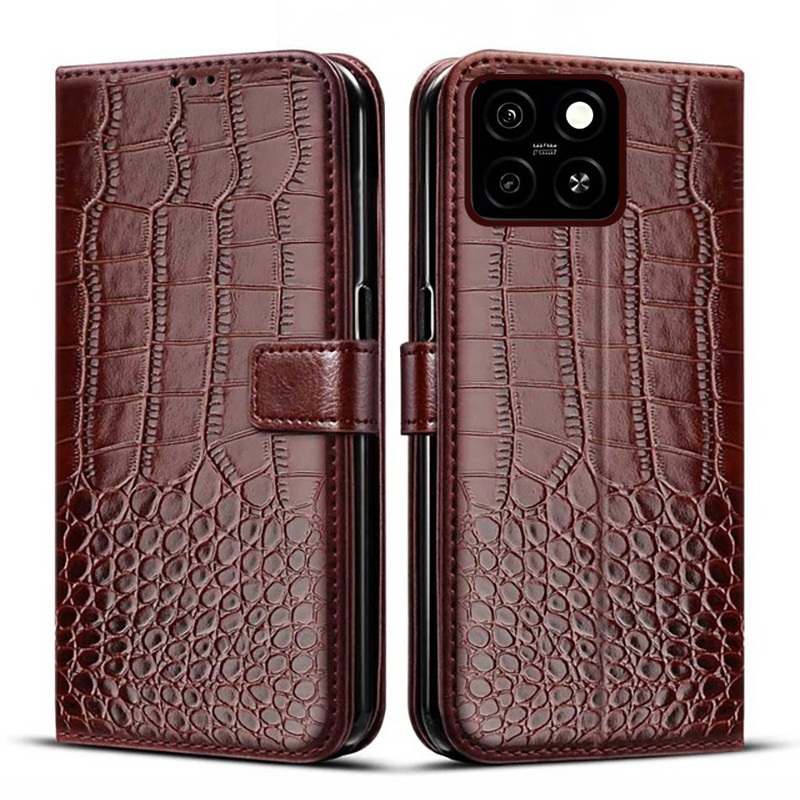 สําหรับ ZTE Blade A35 กระเป๋าสตางค์ผู้ถือบัตรขาตั้งแม่เหล็กหนังสําหรับ ZTE Blade A55 เคสโทรศัพท์