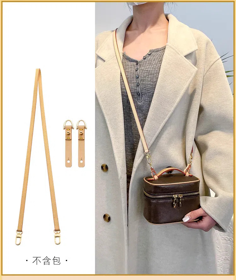 LV เหมาะสําหรับ เลเวล กระเป๋าเครื่องสําอางการเปลี่ยนแปลง ค โรสบอดี สายคล้องไหล่อุปกรณ์เสริมสายตายาวดีนาโนกระเป๋าหนังโซ่กระเป๋าเป้สะพ