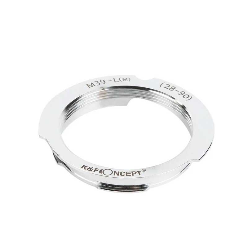 ▥ K & F อะแดปเตอร์เลนส์ M39 L39เป็น LM สำหรับ 28Mm 90Mm เลนส์ติด L39 M39กับ Leica M1 M3 M6 M9 M