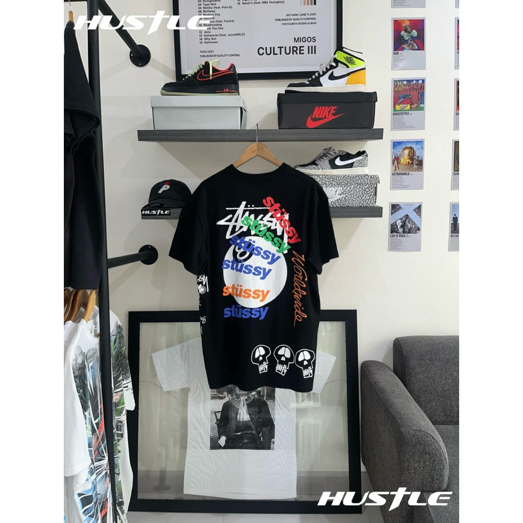 ♞[Hustle.store]เสื้อ  Stussy Test Strike T-Shirt มือ1ของแท้พร้อมส่ง️️️️️️️️ WTY