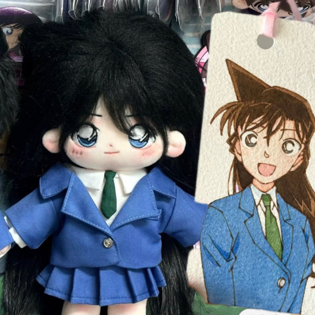 Detective Conan Kudo Shinichi Mouri Ran ตุ๊กตาแอ็คชั่นอะนิเมะ Angel Ver ตุ๊กตาตุ๊กตา,ของขวัญพัดลม