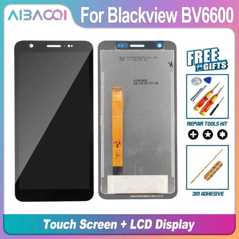 ▥ ใหม่สําหรับ Bv6600e Bv6600 หน้าจอสัมผัส + จอแสดงผล LCD สําหรับ Blackview Bv6300 Pro