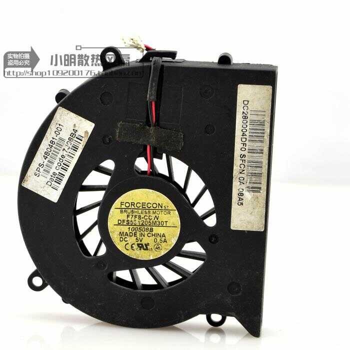 FORCECON 5V 0.5A DFS ดั้งเดิม531205M30T-F9Y5 พัดลมโน๊ตบุ๊ค