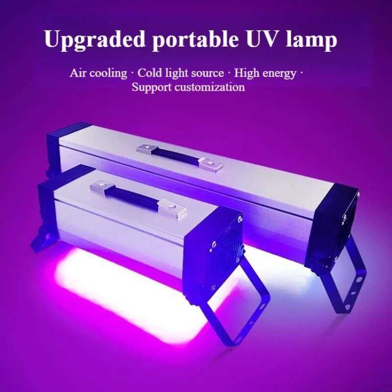 หลอดไฟ UV แห้งเร็ว 800W 700W 365nm 395nm 405nm สำหรับการพิมพ์ 3D เรซิน น้ำมันสีเขียว บัดกรี แผงวงจร 