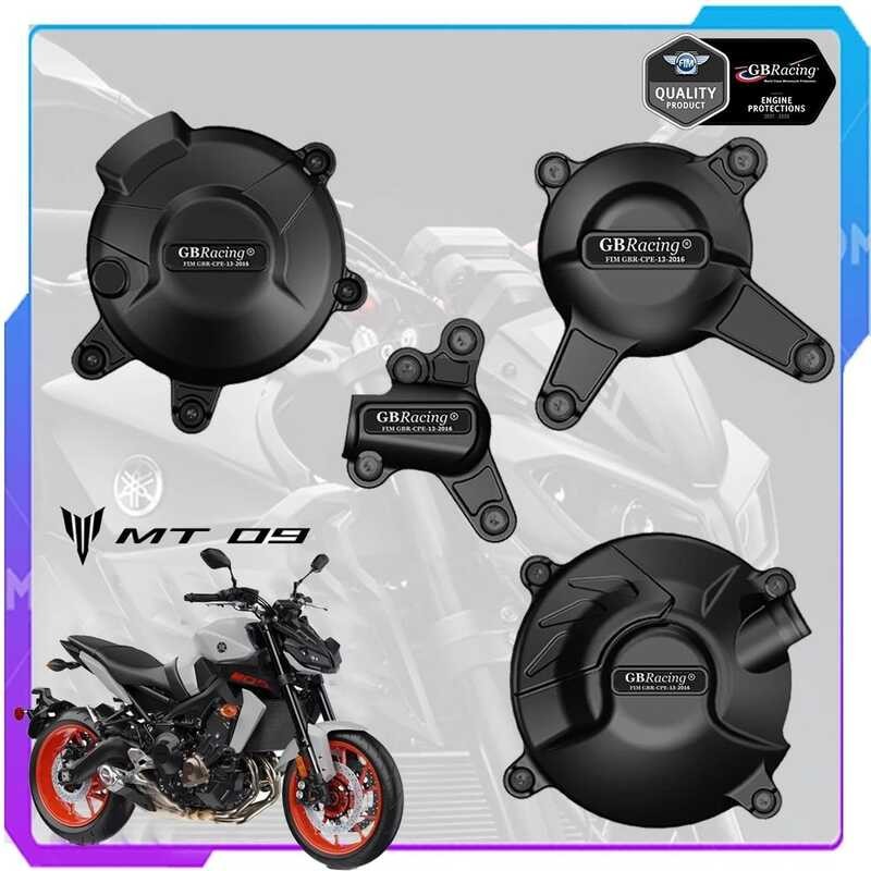 รถจักรยานยนต์ฝาปิดเครื่องยนต์สำหรับกรณี GB Racing สำหรับ YAMAHA MT-09 FZ09 Tracer 900/GT SXR900ฝาปิ