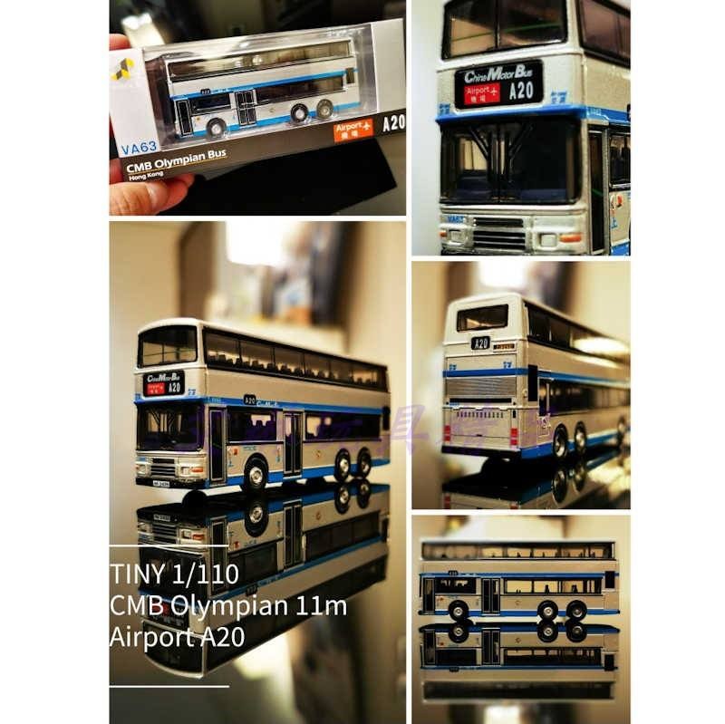 Tiny Micro Shadow 1: 110 CMB Medium Bus Olympia Airport Bus A20 Alloy Bus Model Decorative Out of Pr