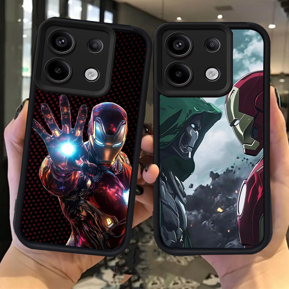 H16 Iron Man สําหรับ Xiaomi Redmi หมายเหตุ 9AT 11 9C 10A 9A 10C 10 11 S