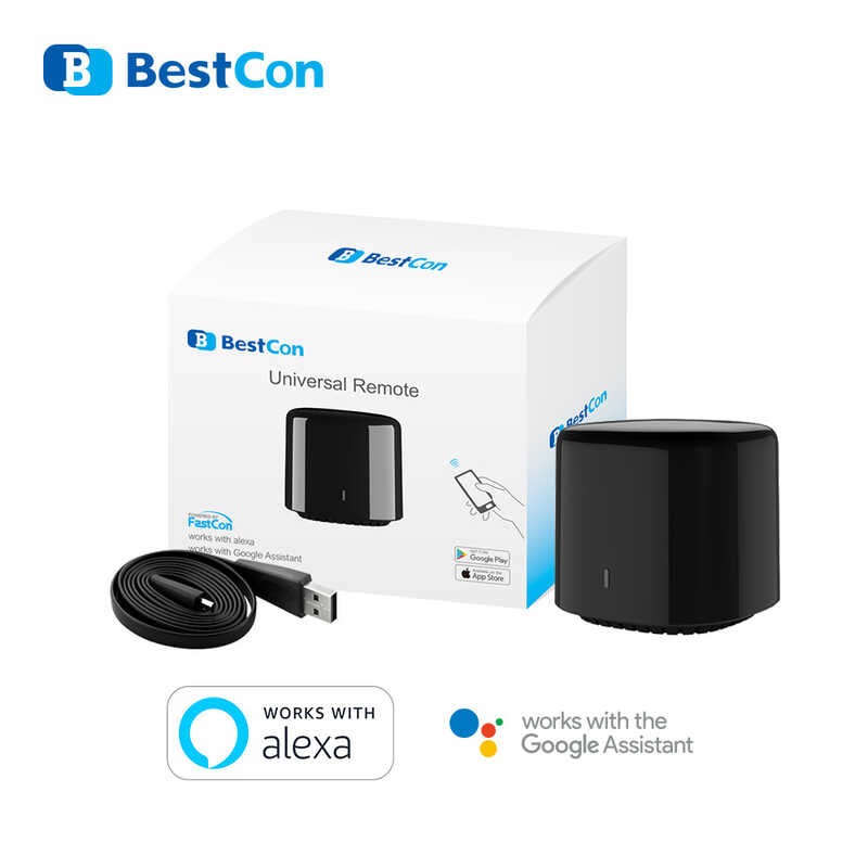 Bestcon RM4C mini Bestcon RM4C mini BroadL Black Bean WIFI ควบคุมรีโมทคอนโทรลอินฟราเรด