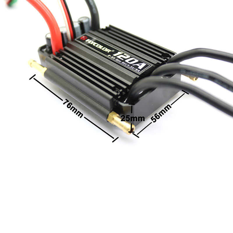 ➧ Flyclor Brushless ESC 50A 70A 90A 120A 150A ควบคุมความเร็ววงเล็บ 2-6S Li
