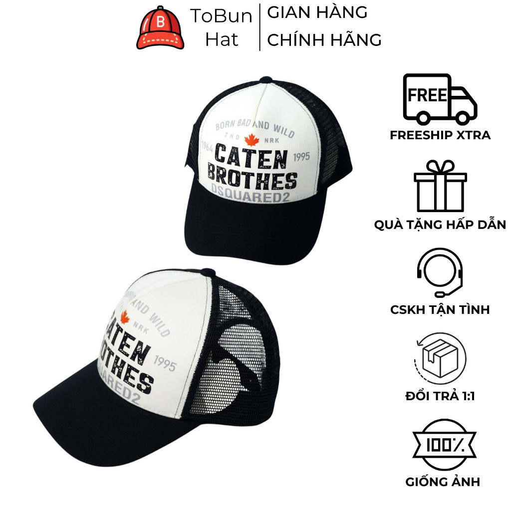 หมวกแก๊ป DSQ2 Caten Brothers 2 สีสไตล์แฟชั่น