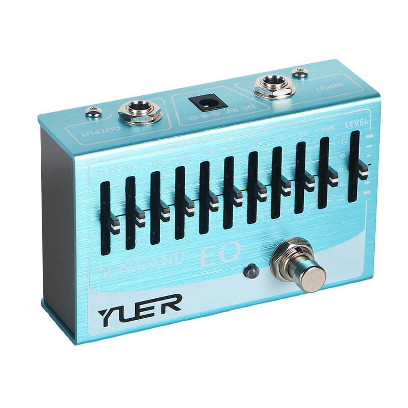 ➧ Yuer Yf-40 10 Segment Equalizer Effect Pedal สำหรับกีต้าร์ไฟฟ้า / เบส 4