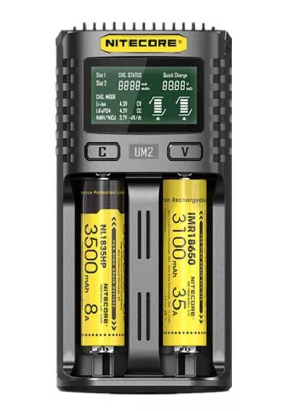Nitecore Um2 2-Slot Quick Charger