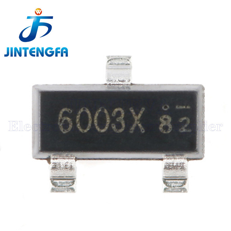 50pcs NCE6003X 6003X NCE6003 SOT-23 3A 60V 1.7W SMD N-Channel โหมดเพิ่มประสิทธิภาพ Power MOSFET ทราน