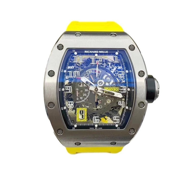 R RM Mens Series RM 030 Titanium Alloy Limited Edition Mens Fashion Casual Sports Mechanical Watch