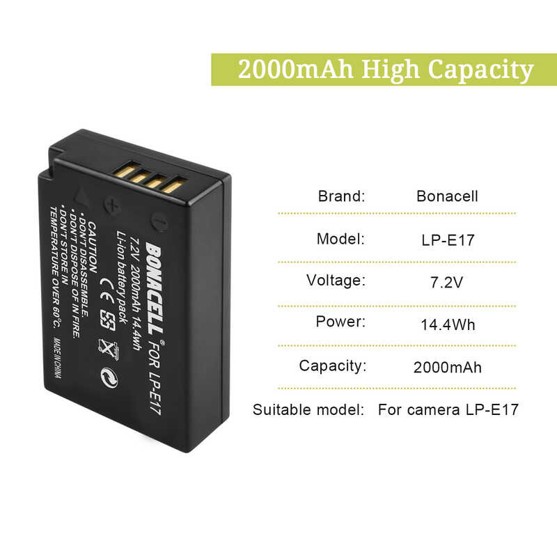 แบตเตอรี่ 095 E17 Lp-E17 Lpe17 LP + USB LCD ที่ชาร์จคู่สำหรับ Canon