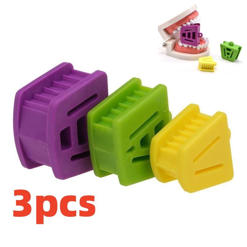 3 ชิ้น/เซ็ตทันตกรรม Occlusal Pad ฟันยาง Pad ทันตกรรมยางเปิดเครื่องมือ