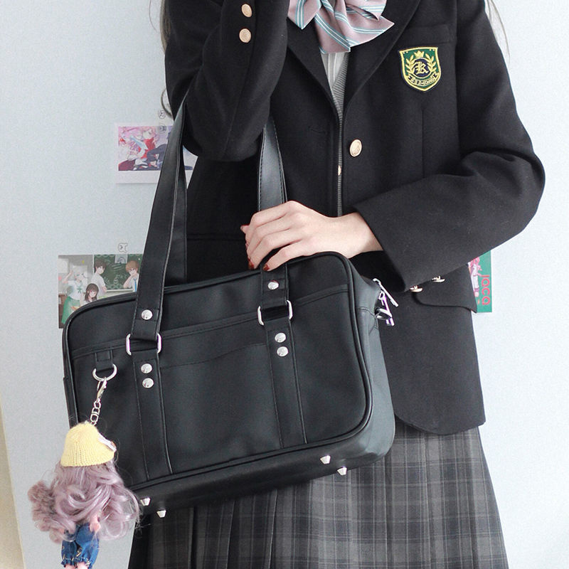Wu Dong Shop ญี่ปุ่นต้นฉบับ jk กระเป๋า pu crossbody อะนิเมะสองมิติสาวแบบพกพาวิทยาลัยเดินทาง dk