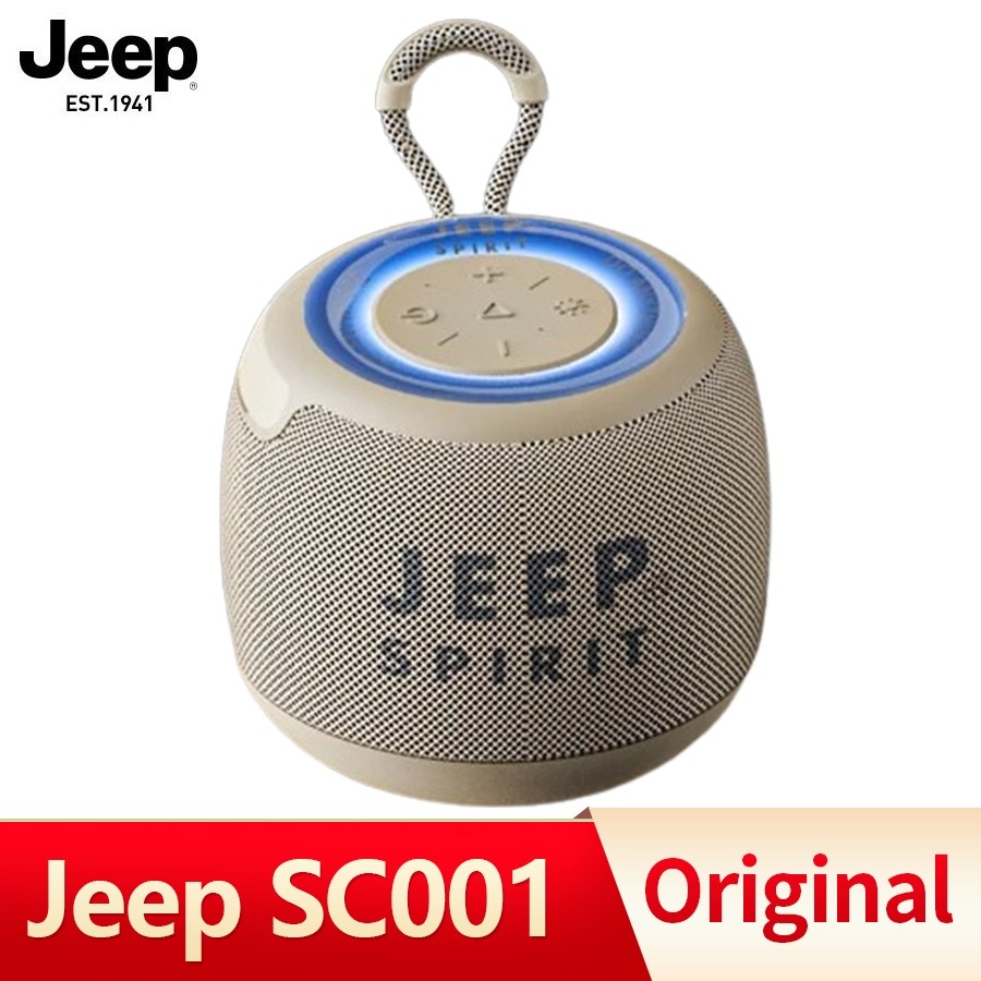 Jeep SC001 ลำโพงบลูทูธ แบบพกพา Bluetooth 5.1 รองรับ TF รับสายพูดคุยผ่านลำโพงได้ ไฟสีรุ้งหลากสี ลำโพ