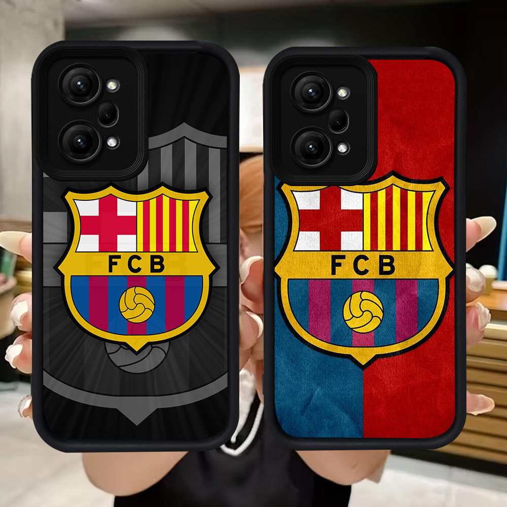 Q51 FC Barcelona soft Casing สําหรับ Xiaomi Redmi POCO X5 F6 F5 หมายเหตุ 12 14T 14 Pro 5G