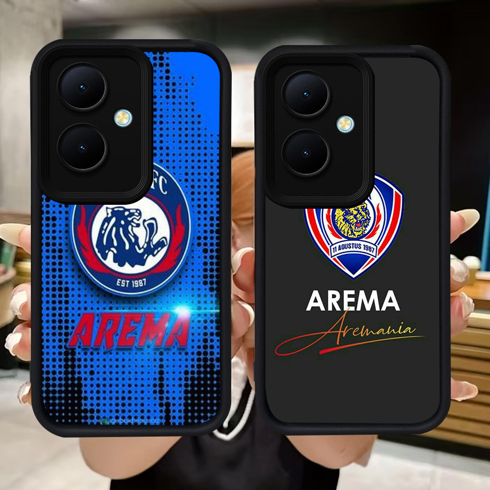 Q81 Arema FC soft Casing สําหรับ OPPO Reno 11 8T 13F 11F 10 Pro 5G