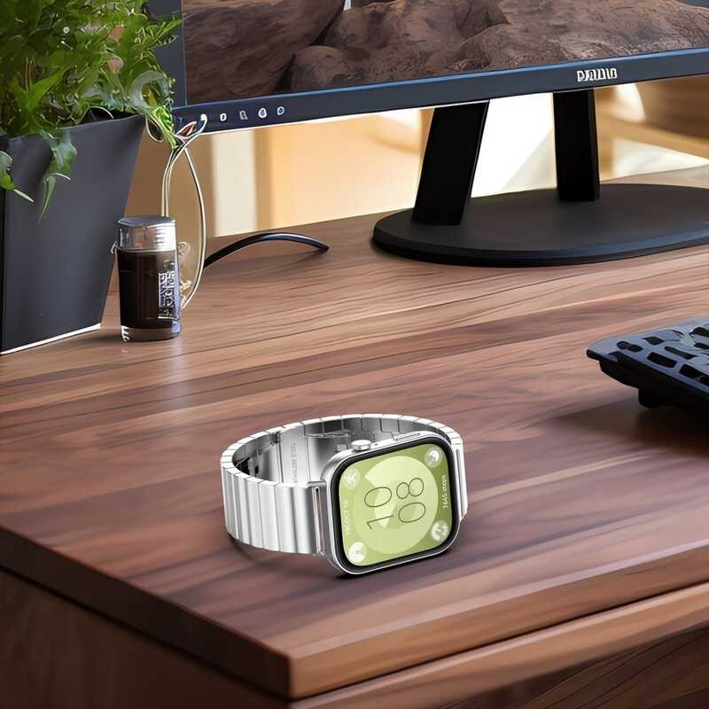 For Strap Huawei Watch Fit 3/Fit 4 Strap Stainless Steel Metal Band For Tali Jam Tangan Smartwatch