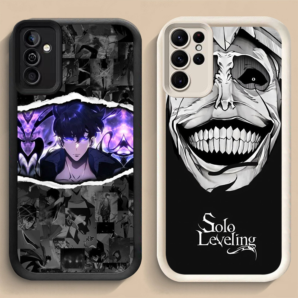 LF-45 Solo Leveling เคสกันกระแทกสําหรับ Samsung A55 A54 M15 S25 S24 S21 FE Ultra