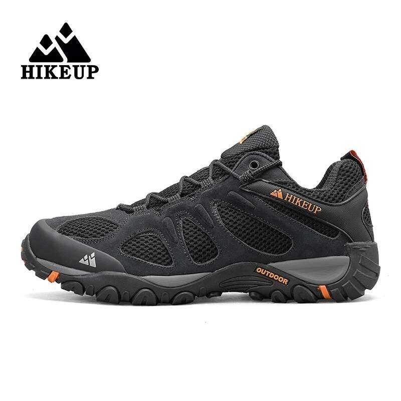 HIKEUP รองเท้าเดินป่าผู้ชาย กันลื่น ระบายอากาศ thumbnail 4