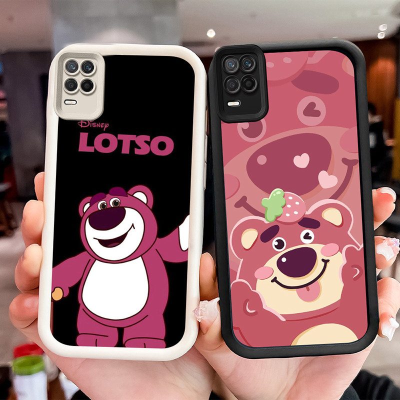 ปลอกกันกระแทกสําหรับ OPPO A54 Realme 8 8S Q3 V13 Narzo 30 Pro WF25 LOTSO Bear