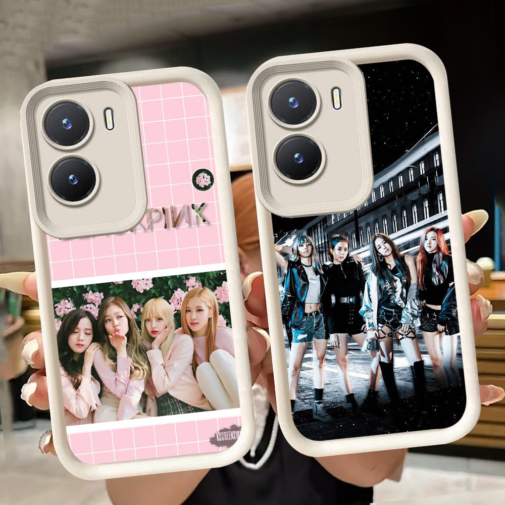 ปลอกอ่อนสําหรับ VIVO Y16 Y75 Y15a Y22 Y22s Y35 Y56 Y15s Y01 IQOO Z9X Y55 Z9 5G 13 Z10 T4 สีขาว Q70 B