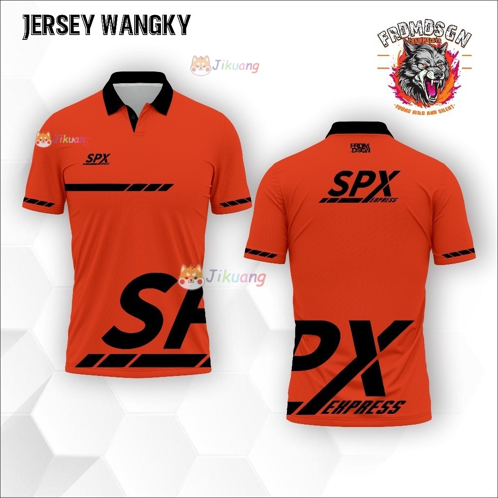 Jual JERSEY WANGY SPX SHOPEE EXPRESS KEMEJA SPX JERSEY POLO